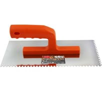Гладилка DECOR 280x130мм, нерж. зуб 4x4мм, 0,7 мм 661-004 11613408