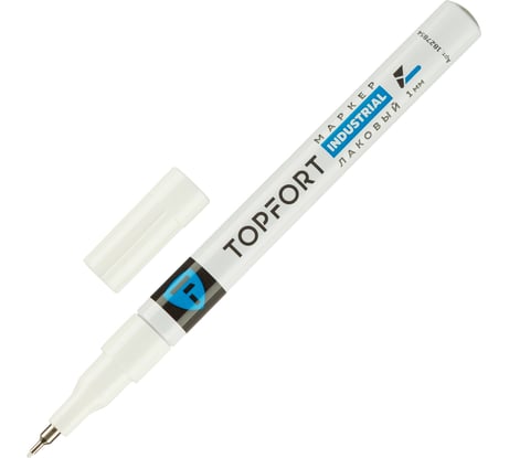 Маркер лаковый Topfort industrial 1 мм белый 1827854