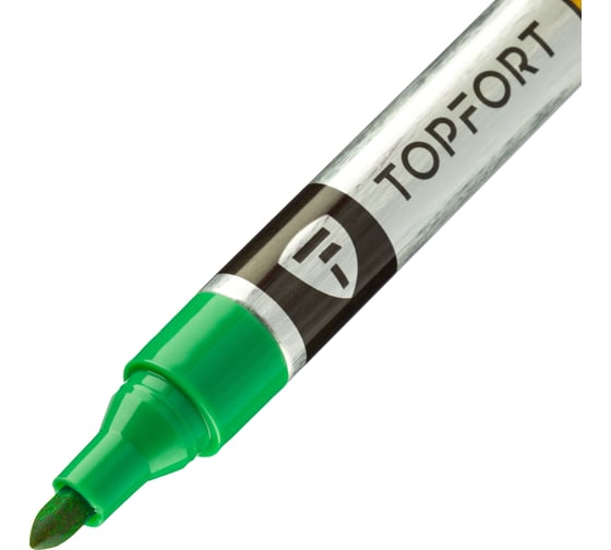 Маркер для металла Topfort metalpro 1-3 мм зеленый 1827886