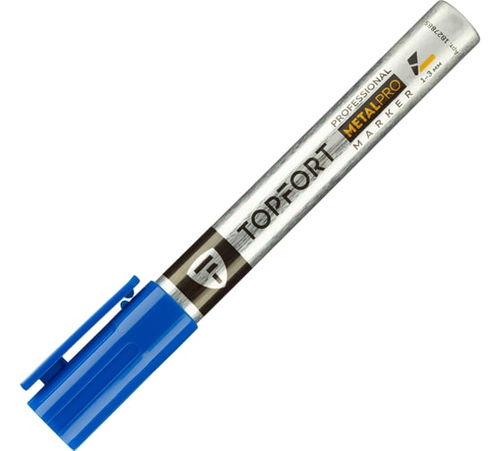 Маркер для металла Topfort metalpro 1-3 мм синий 1827885 1