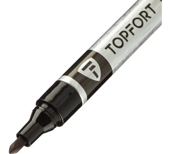 Маркер для металла Topfort metalpro 1-3 мм черный 1827884