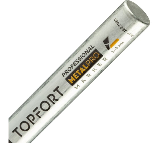 Маркер для металла Topfort metalpro 1-3 мм красный 1827887