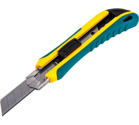 Нож Kraftool UNI с сегментированным лезвием и Me направл, 2-х комп, 18мм 09193_z01