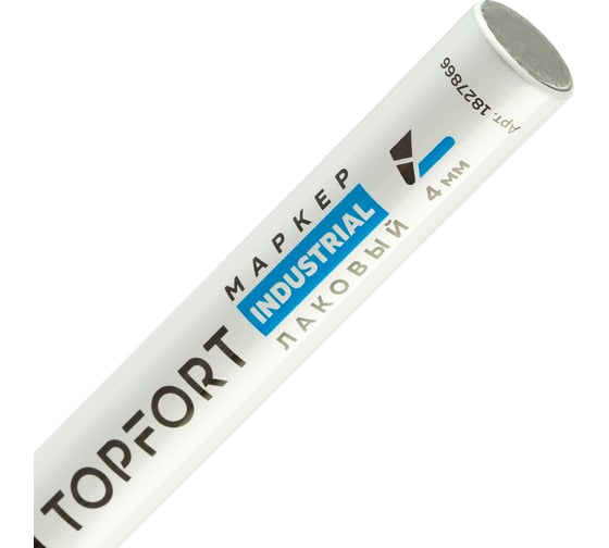 Маркер лаковый Topfort industrial 4 мм, белый 1827866