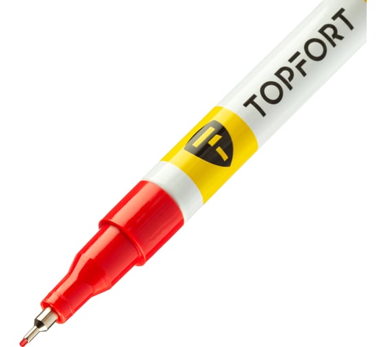 Маркер лаковый Topfort paint 1 мм красный 1827696