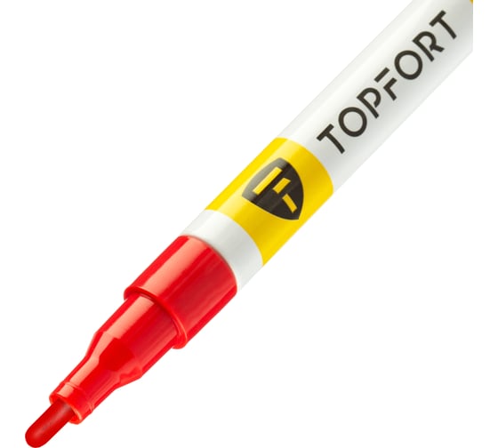 Маркер лаковый Topfort paint 2 мм красный 1827832