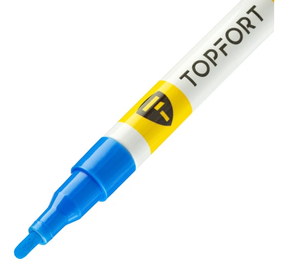 Маркер лаковый Topfort paint 2 мм синий 1827833