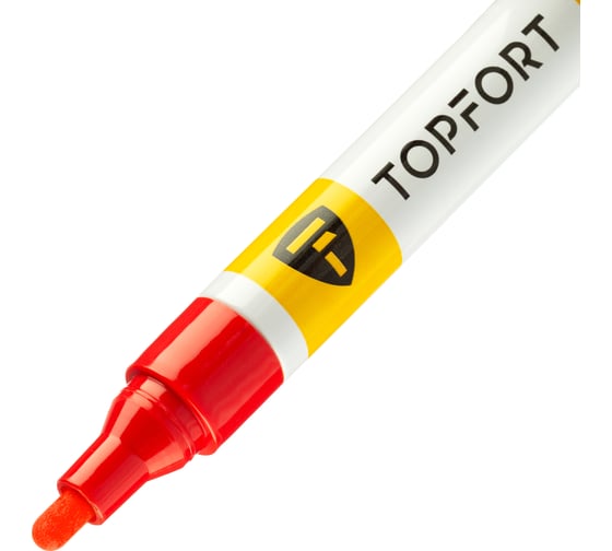 Маркер лаковый Topfort paint 4 мм красный 1827838