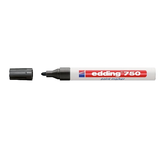 Декоративный маркер Edding черный, 2-4 мм E-750#1