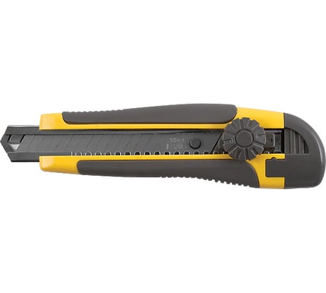 Технический нож FIT IT 18 мм усиленный, вращающийся прижим, лезвие 15 сегментов 10255