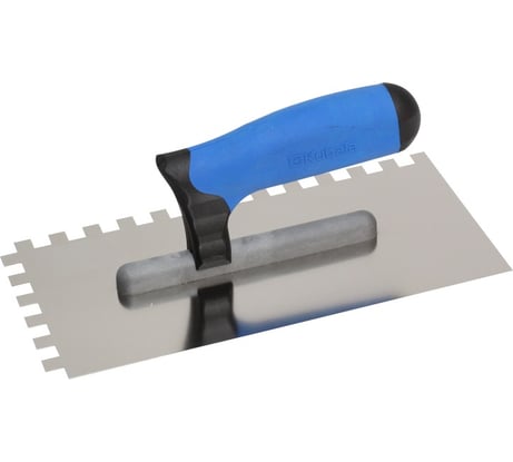 Гладилка KUBALA нержавеющая сталь, 130x270 мм, зуб 6x6 мм G-11 0242