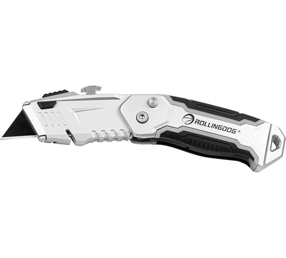 Складной выдвижной строительный нож ROLLINGDOG серия Professional лезвие 19 мм 50522
