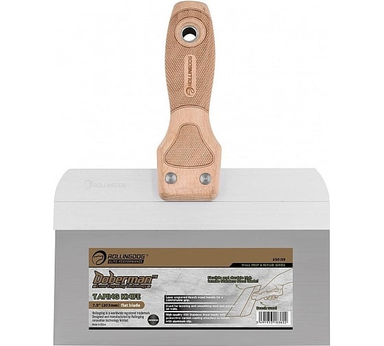 Малярный шпатель ROLLINGDOG DOBERMAN серия Elite 8", 200 мм 50159