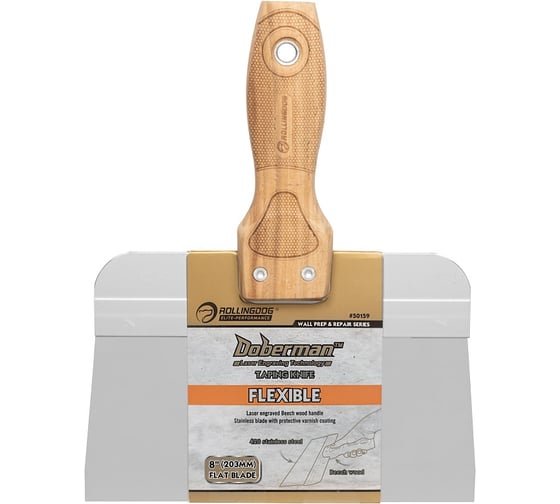Малярный шпатель ROLLINGDOG DOBERMAN серия Elite 8", 200 мм 50159