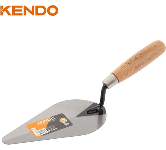 Мастерок с деревянной рукояткой KENDO 175 мм 45272