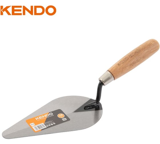 Мастерок KENDO 200 мм с деревянной рукояткой 45273
