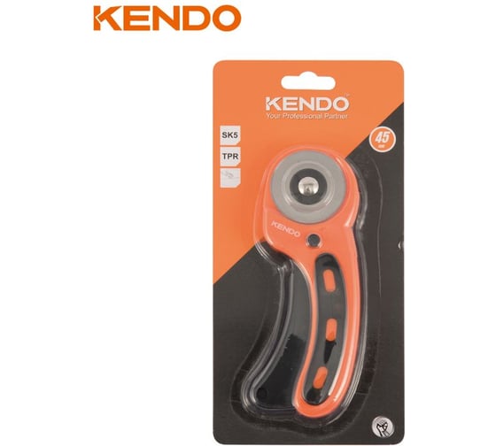 Нож с круглым лезвием KENDO 45 мм 30930