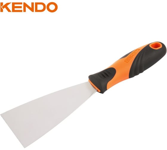 Шпатель-скребок из нержавеющей стали KENDO 125 мм 45108