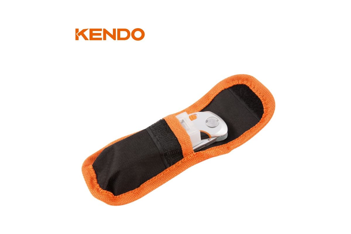 Нож трапециевидный KENDO с футляром, 5 лезвий в комплекте 30637 ...