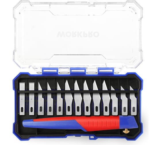 Набор перовых ножей WORKPRO 14 предметов WP219005
