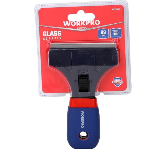 Скребок для стекла и плитки WORKPRO 89 мм WP219007