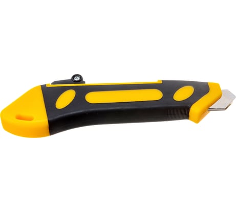 Нож SKRAB 18 мм, сегмент, дополнительный усиленный круглый фиксатор, комби корпус 26821