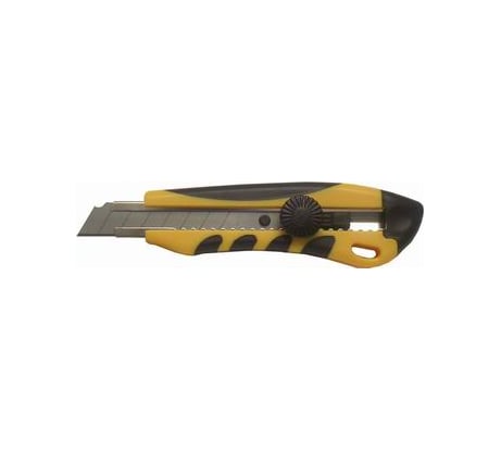 Нож SKRAB 18 мм, сегмент, круг.фиксатор, комби корпус 26751