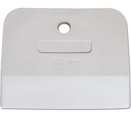 Шпатель НАШ ИНСТРУМЕНТ 100мм белая резина Р 020608-100