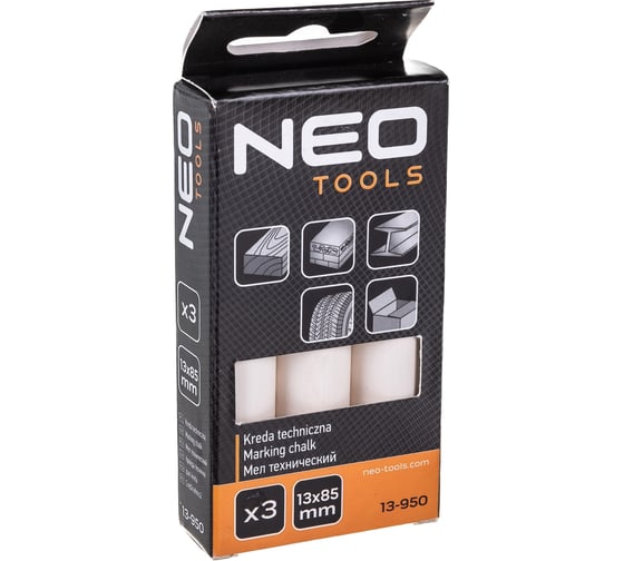 Разметочный мел NEO Tools 3 шт 13 x 85 мм 13-950