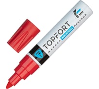 Маркер лаковый Topfort Industrial 8 мм, красный 1827880