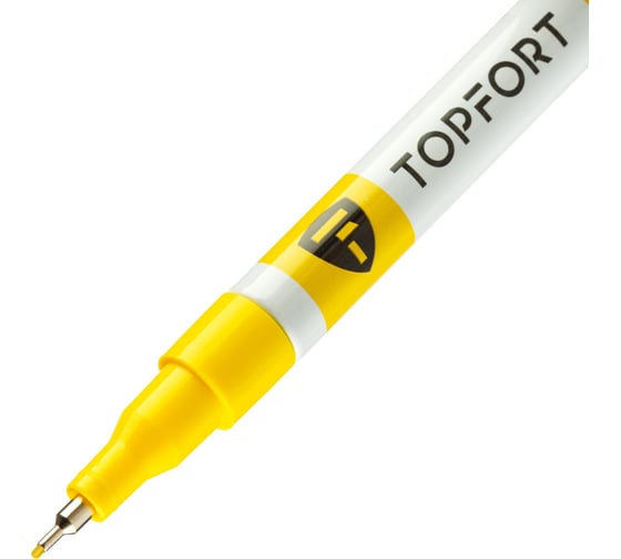Маркер лаковый Topfort Paint 1 мм, желтый 1827699