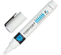 Маркер лаковый Topfort Industrial 6 мм, белый 1827872