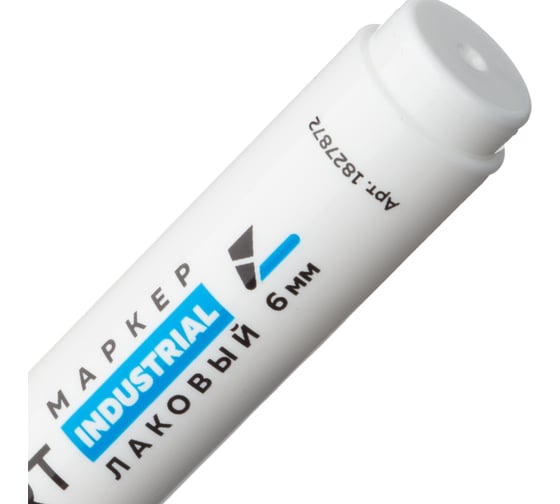 Маркер лаковый Topfort Industrial 6 мм, белый 1827872