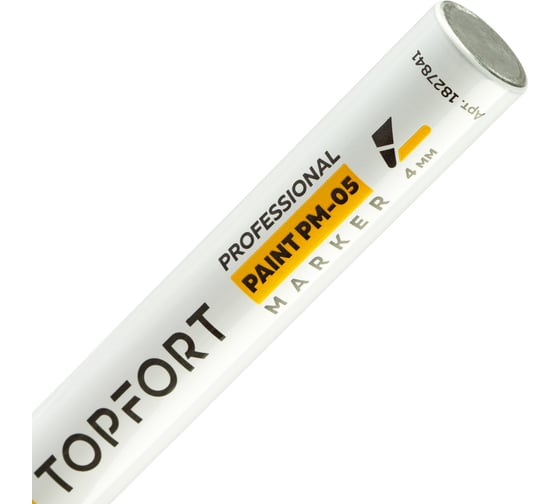 Маркер лаковый Topfort Paint 4 мм, желтый 1827841