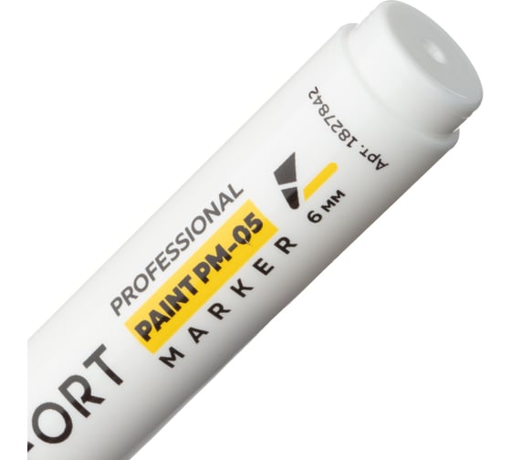 Маркер лаковый Topfort Paint 6 мм, белый 1827842