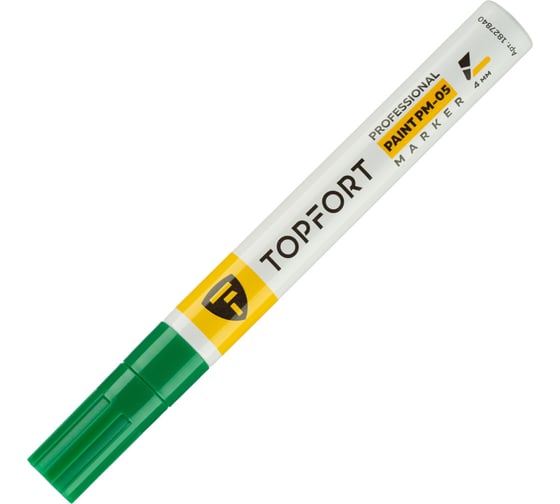 Маркер лаковый Topfort Paint 4 мм, зеленый 1827840