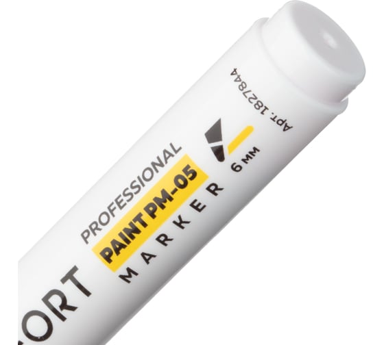 Маркер лаковый Topfort Paint 6 мм, красный 1827844