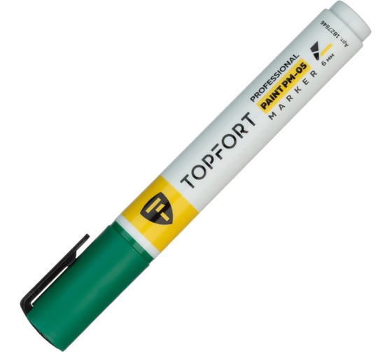 Маркер лаковый Topfort Paint 6 мм, зеленый 1827846