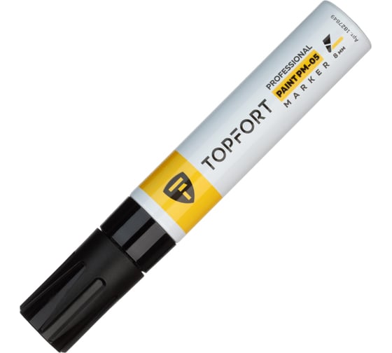 Маркер лаковый Topfort Paint 8 мм, черный 1827849