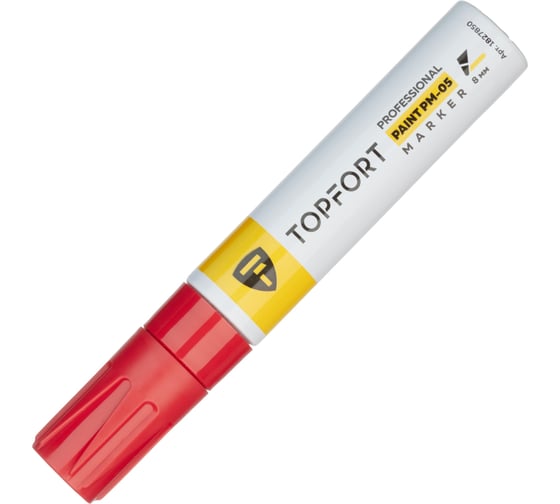 Маркер лаковый Topfort Paint 8 мм, красный 1827850