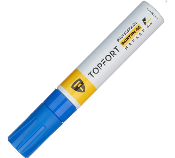 Маркер лаковый Topfort Paint 8 мм, синий 1827851