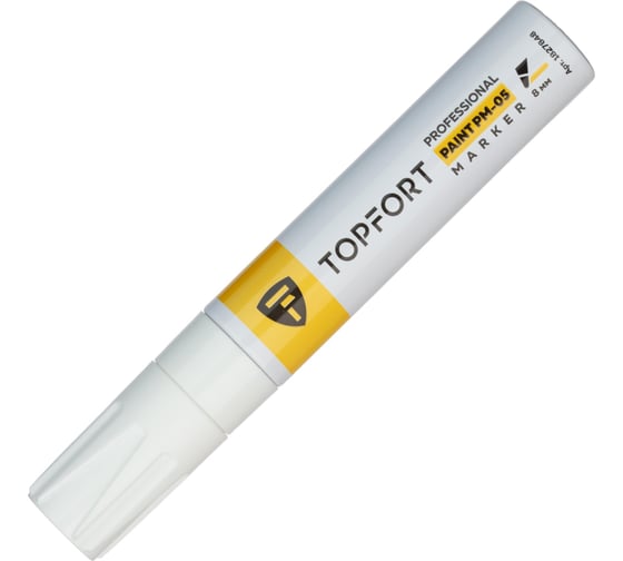 Маркер лаковый Topfort Paint 8 мм, белый 1827848