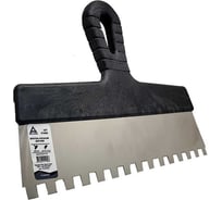 Шпатель зубчатый для клея Deltaroll нержавеющая сталь, 200 мм, зуб, 10x10 мм S10200