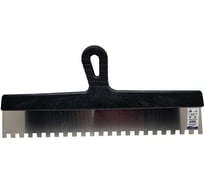 Шпатель зубчатый для клея Deltaroll нержавеющая сталь, 450 мм, зуб, 10x10 мм S10450