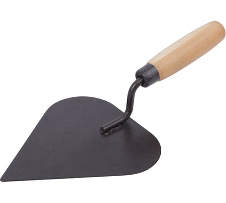 Кельма штукатура БелоРусич 175x150мм, деревянная ручка КШ-Д