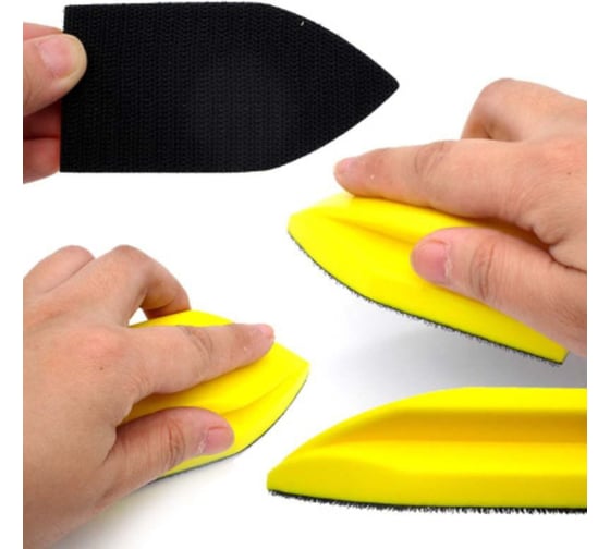 Ручной блок для шлифовки Vitatools Velcro-липучка 50x100 мм RB-50-100