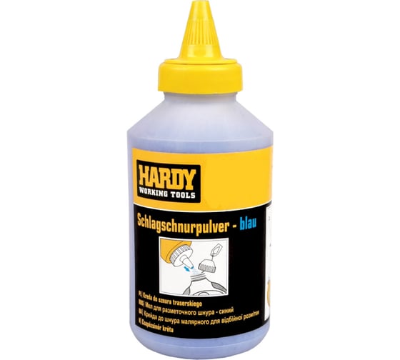 Краска (мел) для разметочных шнуров HARDY 60 г, синяя 0722-340060 1