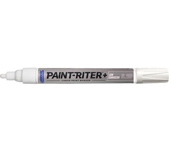 Маркер для нержавеющей стали Markal Paint Riter + Low Corrosion SL.250, белый 31200129 1