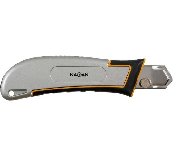 Нож металлический прорезиненный NAGAN НГ-НС-25-052