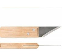 Нож сапожный КУРС деревянная ручка 180 мм 10596